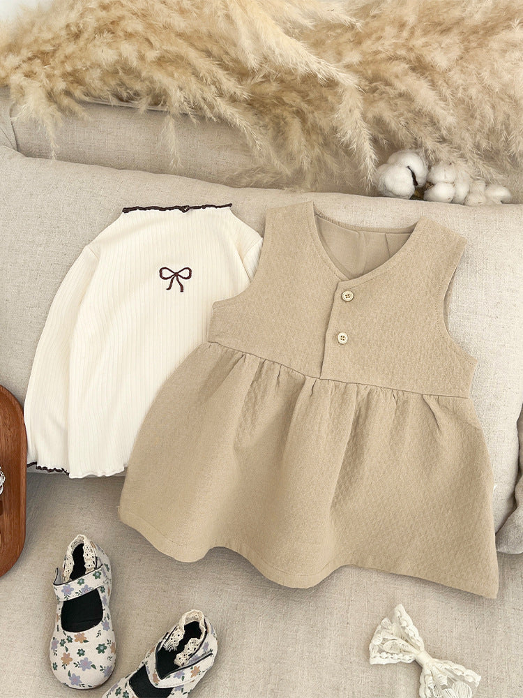 Spring Arrival Kids Girls Soft Comfortable Long Sleeves Butterfly-bows Pattern Top